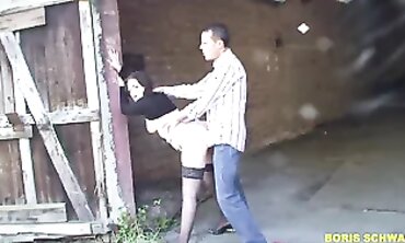 Rough Cuckold: Dominant Bull Fucks Brunette Girlfriend