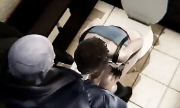 Nemesis Pounds Jill Valentine in 3D Remake