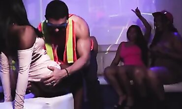 Bachelorette Party Turns Wild with Best Friends and a Dancer