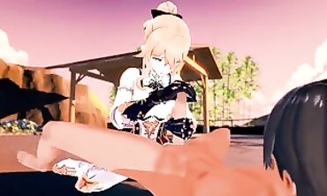 Genshin Inspired Jean Gunnhildr Anime Hardcore Creampie