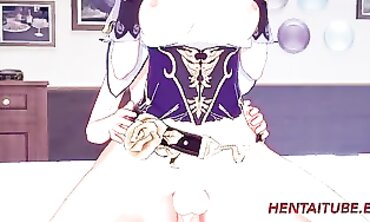 Genshin Impact Lisa Cosplay Creampie at Mansion