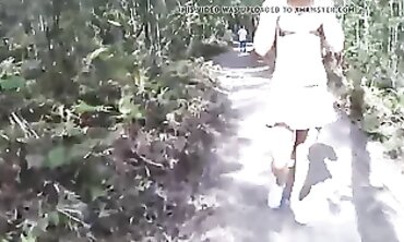 Platinum-Blonde MILF Enjoys Outdoor Hardcore Sex