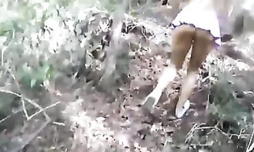 Platinum-Blonde MILF Enjoys Outdoor Hardcore Sex