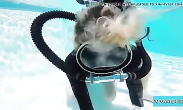 Monica Takes Jason's Thick Cock Inside the Pool