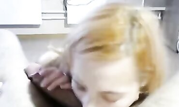 Amateur Cowgirl Blowjob and Creamy Cumshot