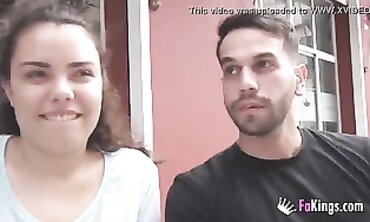 Mia Shows Off Her Pickup Skills With Street Newcomers