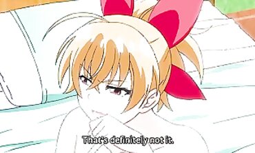 Uncensored Hentai: Rough Anal and Creampie After Watching Porn