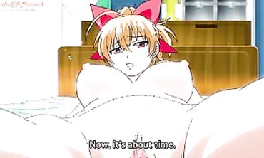 Uncensored Hentai: Rough Anal and Creampie After Watching Porn