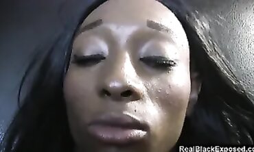 Ebony Goddess Honey Solo Masturbation