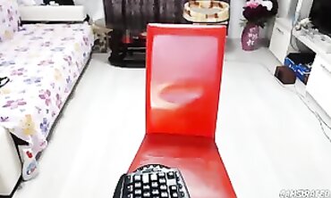 Voluptuous Princess Stroking Her Oiled Enormous Tits On Webcam