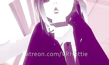 Petite Brunette college girl's Secret Tutor Double Penetration