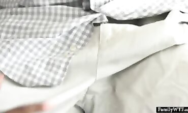 Ebony Stepdaughter Sucks Her Stepdad