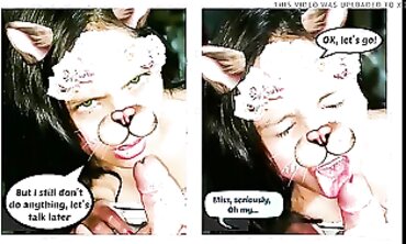 Brazilian BBW Squirts & Swallows in POV Hardcore Comic