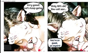 Brazilian BBW Squirts & Swallows in POV Hardcore Comic