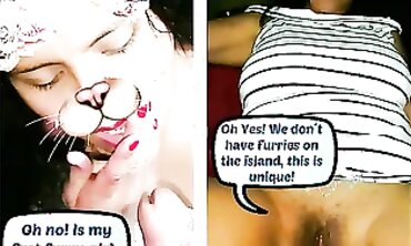 Brazilian BBW Squirts & Swallows in POV Hardcore Comic