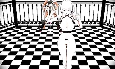 MMD - Sexual Encounters with an Alien Lady in Space