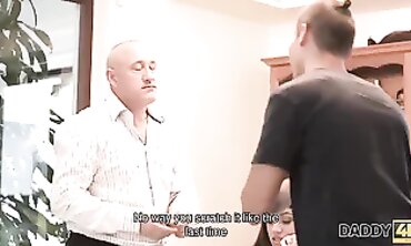 19-Year-Old Caught Having Sex With Boyfriend's Dad in 4K