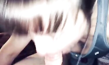 POV: Dirty Marie's Cougar Friend Takes a Dry Hump and Swallows My Cum