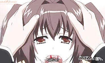 Uncensored Hentai: Caught Thief Offers Her Slit for DP & Creampie