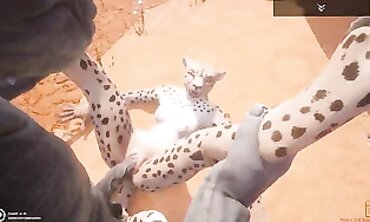 Fresh Gulhragg Cheetah Ladies in Wild Hardcore Action