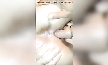 Latina MILF Takes Double Penetration and Creampie