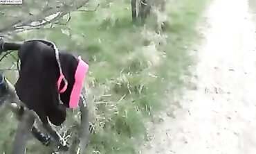 POV: Dark-Haired Fitness Girl Gets Humped Outdoors