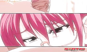 Uncensored Anime: Stepbro Anal DP with Professor in Pantyhose