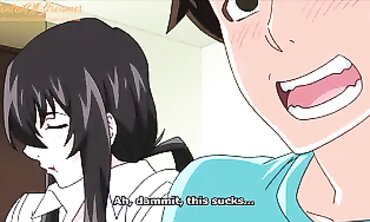 Uncensored Hentai: Cougar Milf Seduced by Homies