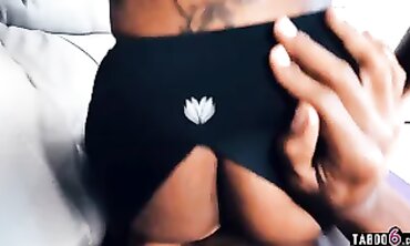 Lacey London Rips Yoga Pants in POV Hardcore Session