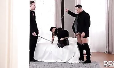 Nikita Bellucci Gets Roughly Smashed in a Hard Threesome