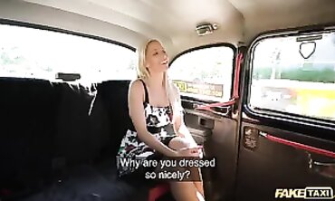 POV: Emily Bright Gets Deepthroated in a Fake Taxi