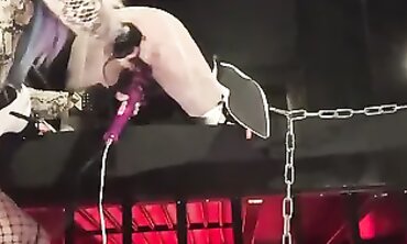 Mistress Dom Crushes Sub Bimbo in Anal Bondage