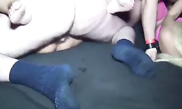 Trio Slot: Jacky & Rosella's Hardcore Gangbang Part 1