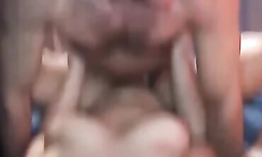 3Way FFM Threesome Sex Adventure With Blonde Babe And Hunks