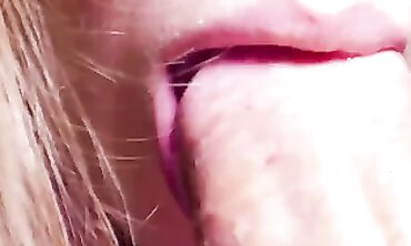Russian Amateur Closeup Blowjob With Swallow And Cumshot