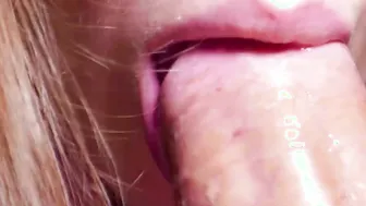 Russian Amateur Closeup Blowjob With Swallow And Cumshot
