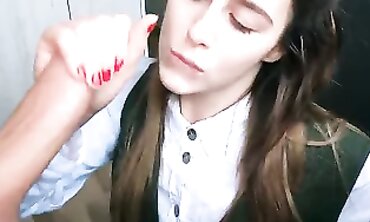 Glamorous College Slut Takes a Massive POV Blowjob and Cumshot in 4K
