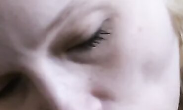 POV Blowjob on Busty Blonde Milf with Natural Tits