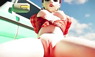 D.Va SFM Compilation: Petite Anal and Blowjob