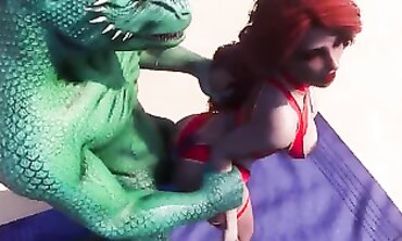 Crimson-Haired Maiden's Wild Encounter