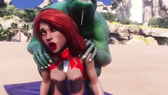Crimson-Haired Maiden's Wild Encounter