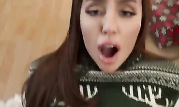 POV Step-Sis Blowjob & Hardcore Sex with Asian & Latina