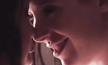 Angela White & Jenna Foxx Natural Busty Interracial Lesbian Makeout