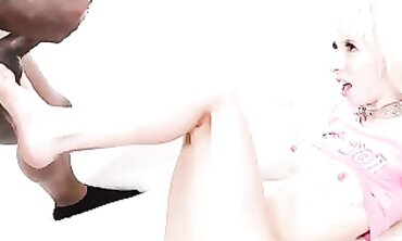 18-Year-Old Teen Sucks and Swallows Giant African Cock
