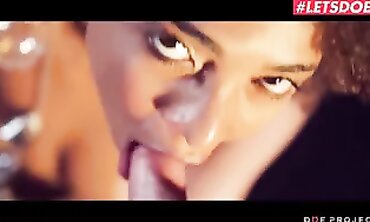 Latina Luna Corazon Gets Greedy For Jizz
