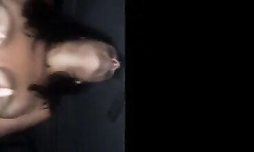 Close-Up of Milf Pissing Directly into Amateur's Mouth
