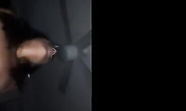 Close-Up of Milf Pissing Directly into Amateur's Mouth