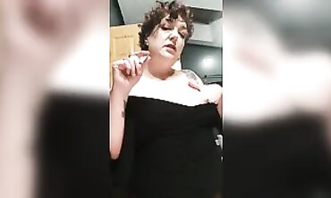 Unexperienced Cougar Gets Rough Couch Sex Then Masturbates for Cum