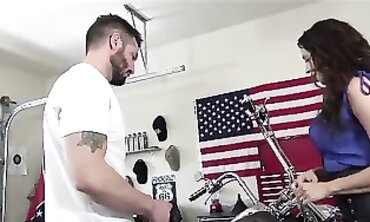 Brixley Benz Gets Interracial Hardcore from Her Grandpa