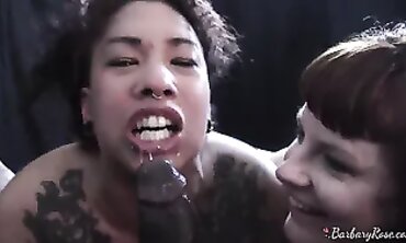 JNDTY's First MMF Threesome: Gargling & Doggy Style During Quarantine